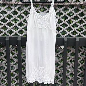 Vintage Movie Star Full Lace Slip Dress!!